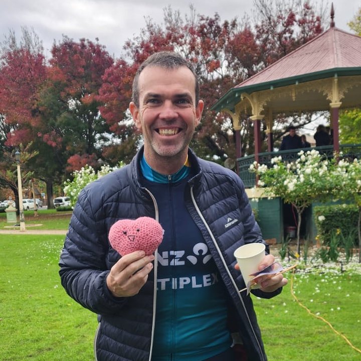 Graham Hand, owner of Glue IT, on a Royal Far West charity ride